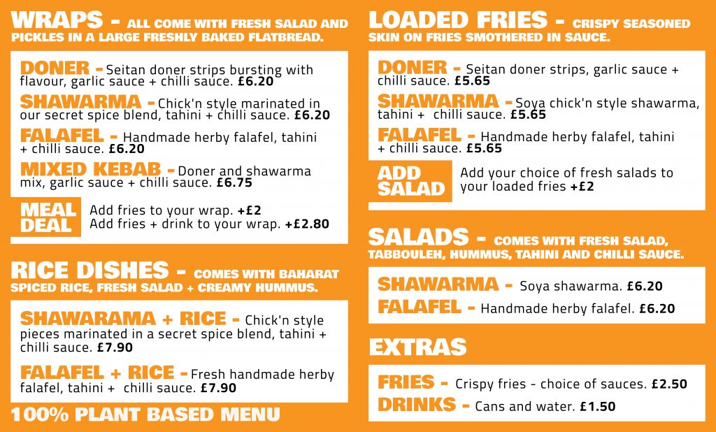 seitans kebab menu manchester